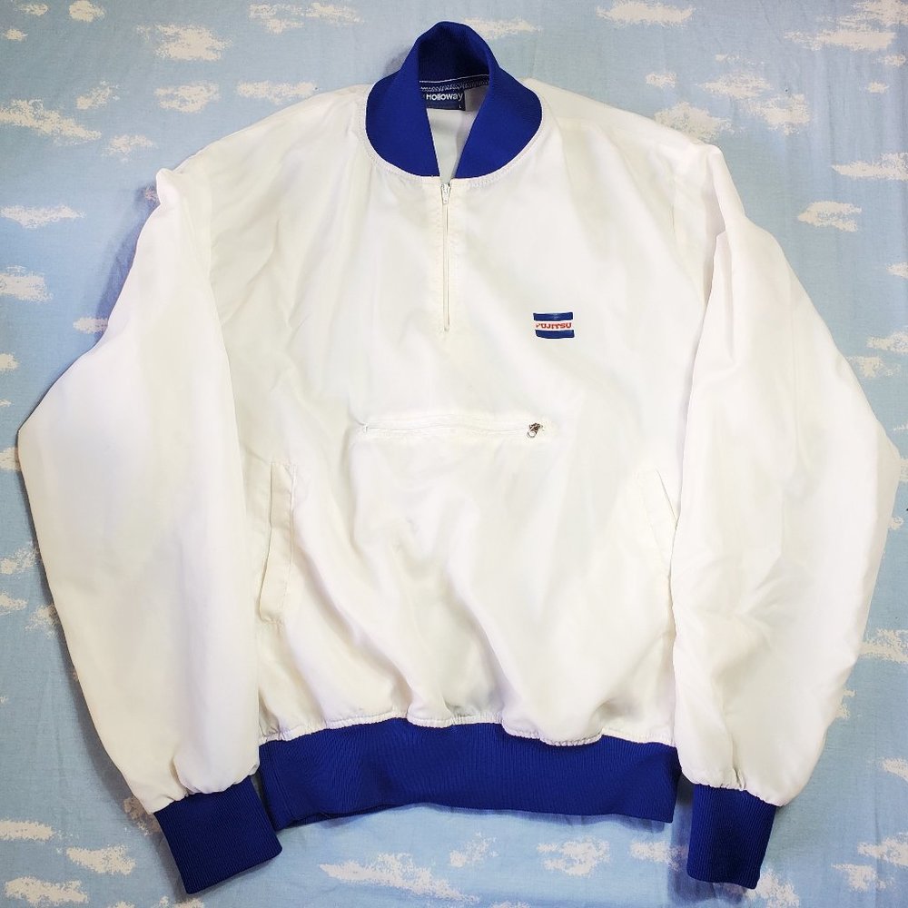 Vintage 80's Fujitsu Packable Full Zip Bomber